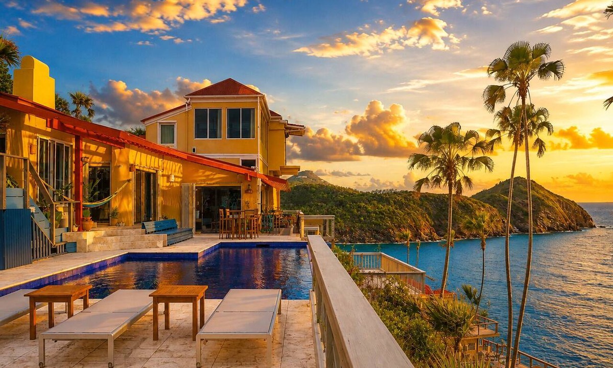 Estate Tabor and Harmony Villa | Cliffside Retreat | Infinity Pool, Yoga Deck, 9 BR