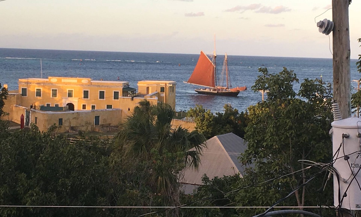Estate East Street Apartment | Downtown Christiansted 2BR/1BA in iconic Coff House villa with panoramic views