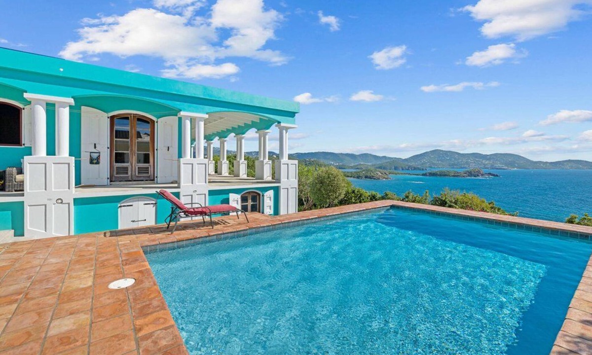 Estate Lindbergh Bay Villa | Hilltop Ocean View Villa | 3BR + Pool & Panoramic Views | U.S. Virgin Islands