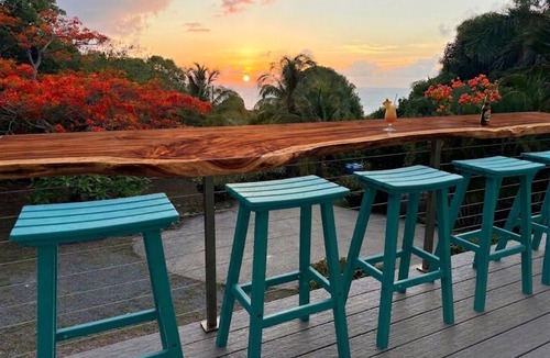 Estate La Vallee House | Location! Walk to Cane Bay beach & restaurants! Private pool, sunset bar, view!