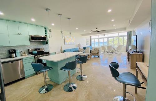 Cabes Point Condo | Luxury Ocean/Beachfront Condo on Sapphire Beach with the Best View!