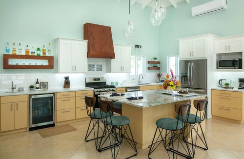 Estate Caret Bay House | Mountaintop Panoramic Ocean Views, Private Heated Pool with Baja Deck, Generator
