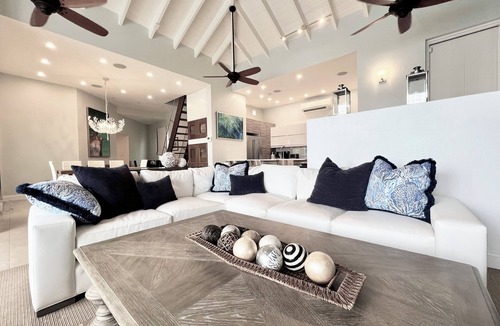 Cabes Point Villa | "ONE BEACH ROAD Villa", St Thomas VI, 6 Bedroom, 5 1/2 Bath Beachfront Oasis