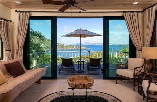 Estate Chocolate Hole and Great Cruz Bay Apartment | Royal villa at ocean level with incredible views