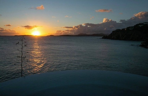 Estate Chocolate Hole and Great Cruz Bay Villa | Sea View Terrace, SolVillasUSVI