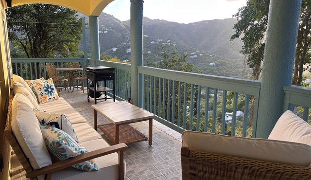 Coral Bay 2BR; Mountain View; AC; Starlink; Generator in Estate Carolina