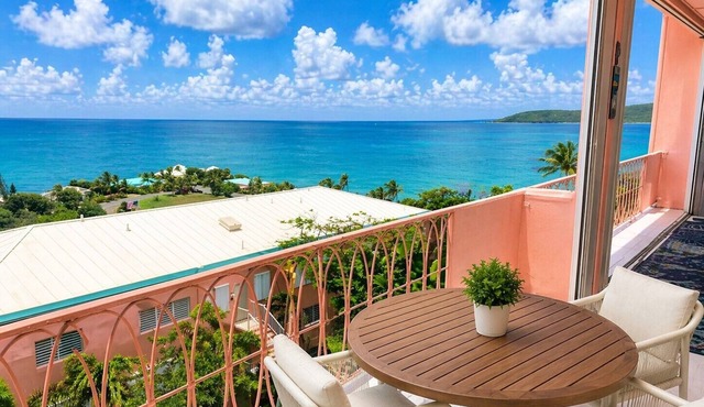 East End Escape Top-Floor Caribbean Views Pool Near Shoy Beach & Buck Island