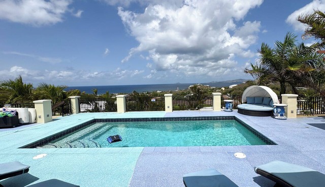 Summer Sale! Gorgeous Judith's Fancy villa-Private pool, generator, sea views.